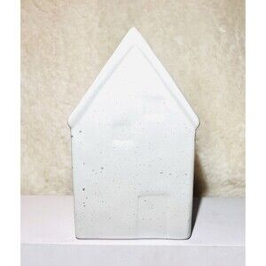 Target Ceramic House Planter Cottage White Speckle Bullseye Playground - New